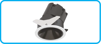 025-AZOOD LED DOWNLIGHT ANTIGLARE ROUND TRIM